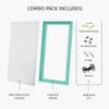 PIXY CANVAS Value Pack of 11x17 Stretched Canvas 1-1/2 (1.5) inch deep and Floater Frame for Your Paintings/Artwork/Wall Art/Wall Decor (Rustic Gray, 11 x 17 inch, Portrait) view 3