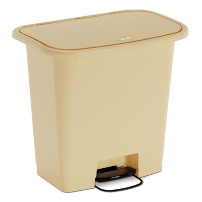 Detecto, WM-13BEG, Waste Mate Plastic Waste Receptacle, 13 Gallon, Beige