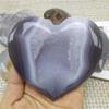 IPUDIS Specimen Healed Natural polishing Quartz Folk Crafts Agate Cluster Heart Crystal for Wedding Gifts As a Gift view 2