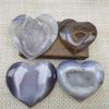 IPUDIS Specimen Healed Natural polishing Quartz Folk Crafts Agate Cluster Heart Crystal for Wedding Gifts As a Gift view 4