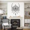 Fayholy Mandala Wall Decor, Metal Lotus Flower Wall Art, Lotus Metal Wall Art, Metal Mandala Wall Art, Lotus Wall Hanging, Yoga Wall Decor, Spiritual Wall Art, Home Decor (Gold, 39"x 56"| 100x144cm) view 4