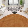 Abstract Boho Mountain Sun Area Rug, Modern Mid Century Geometry Art Soft Washable Rug, Anti-Slip Backing Decorative Rug for Living Room Bedroom Kitchen Dining Room Home Rug Laundry Room 6.6ftx5.3ft view 1