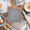 4 Pack of Sandwich Containers Reusable, Plastic Food Storage with Snap-Off for Fruit, Salad, Lunch Box Snacks and Food Storage view 3