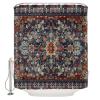 Anzona Retro Boho Waterproof Shower Curtains Set - Standard 66 x 72 Inch, Rustic Flowers Modern Geometric Abstract Art Polyester Fabric Bathroom Curtain with 12 Hooks, Bathroom Accessories, 1 Panel view 2