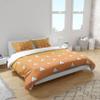 INFLAG Anime Bedding Set - Soft Brushed Microfiber 104x90 Inches Duvet Cover Set, 3 Piece, 1 Duvet Cover with Zipper Closure and 2 Pillow Shams (King,Yellow) view 3