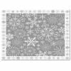 Grey Snowflake Christmas Area Rug for Living Room, Rectangular Indoor Carpet - 2' x 3', Xmas Winter Snowflake Gray Non-Skid Bathroom Mat Kitchen Runner Rugs for Bedroom view 3
