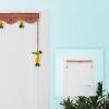 Toran Bandanwaar Hanging for Home Wall Door Temple Festival Wedding Function Party Decoration Dcor and Gifting (Red and Green) view 2