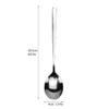 Spoons 6-piece Creative Stainless Steel Spoon Set Restaurant Household Long Round Spoon Soup Spoon Coffee Spoon For Home Kitchen Or Restaurant view 3