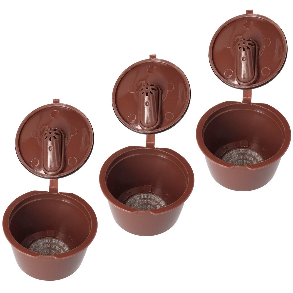 Reusable Coffee Capsule Set for, Refillable, Easy to, Great Coffee Maker Tool (51-100ML)