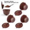 Reusable Coffee Capsule Set for, Refillable, Easy to, Great Coffee Maker Tool (51-100ML) view 4