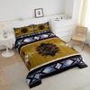 Manfei Navajo American Comforter Set Twin Size, Ethnic Abstract Geometric Bedding Set 2pcs for Kids Boy Girls Room Decor, Aztec Tribal Quilt Set Soft Polyester Duvet Set with 1 Pillowcase view 3