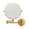 GURUN 8" Wall Mounted Makeup Mirror with 10X Magnification,Two-Sided Swivel Bathroom Mirror,Brushed Gold Finish M1306GJ(8",10X) view 1