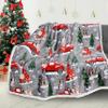 Catalonia Christmas Sherpa Throw Blanket, Xmas Theme Throws, Plush Fleece Couch Blanket |Super Soft, Comfy, Cozy, Fluffy, Warm | 50x60 inch,Truck view 1