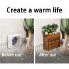 BABLO Air Conditioner Covers for Outside Units Fence Solid Wood Material Shutters Privacy Screen Outdoor Hide Air Conditioner Rainproof and Sunproof (Size : Small) view 3
