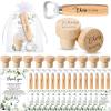 Barydat 36 Sets Wedding Favors for Guests Bulk Engraved Wood Wine Corks Beer Bottle Openers with Wedding Thank You Cards Organza Bags Cheers to Love Appreciation Gifts Bridal Shower Souvenirs view 1
