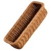 ABOOFAN Wicker Woven Cutlery Storage Organizer Utensil Holder Silverware Tote Bin Basket Rattan Bread Tray Rectangular Serving Tray for Kitchen Fruit Storage Basket view 1