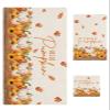 3 Piece Bath Towel Set, Hello Pumpkin Luxury Towels Set for Bathroom Soft Bath Shower Towels Absorbent Bathroom Towels Set ( 1 Bath Towel, 1 Hand Towel, 1 Washcloth ) Fall Sunflower Autumn Maple Leaf view 1