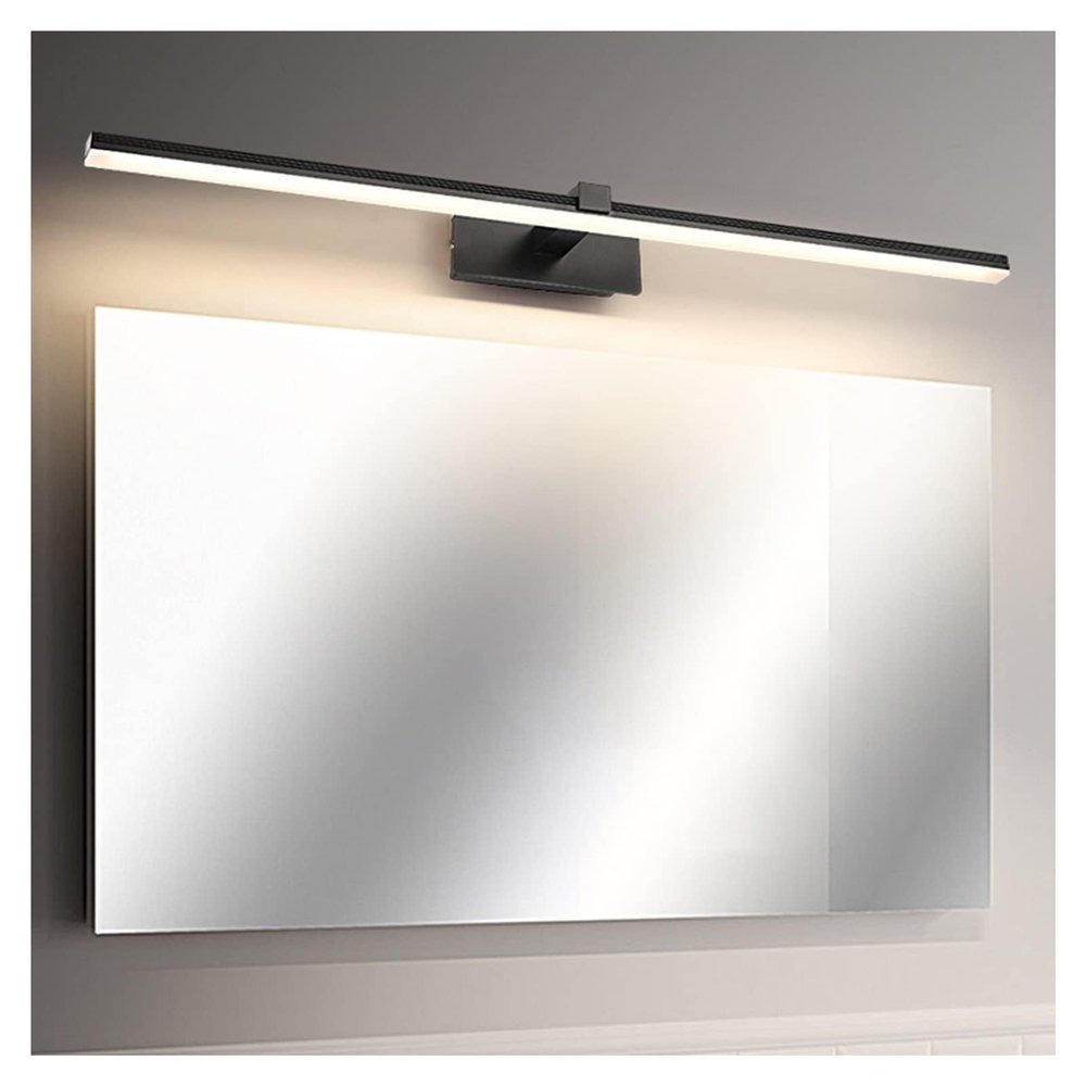 BebeXi Bathroom Vanity Lights Over Medicine Cabinet Creative European Style 41/51/61/71/81cm Mirror Headlight Simple Bathroom Waterproof Fog(Color:White Light,Size:71cm)
