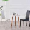 YBLANDRV Dining Chair, Faux Leather Fabric Upholstered Seats, with Metal Legs, Full Three-Dimensional Backrest, for Kitchens Bedroom Dressing Room Home (B) view 3