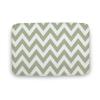 Luxury Elegant Bathroom Rugs, Sage Green Chevron Zigzag Pattern Bath Mat Non Slip & Absorbent Bath Carpet for Bathroom (16 x 24inch) view 1
