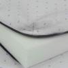 Benjara Neko 2 Inch Plush King Size Mattress Topper, Soft NU TEX Polyurethane Foam, White view 3