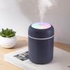 Cool Mist Humidifier, Portable Mini Humidifier with LED Night Light Single-Room Humidifiers 300ml USB Personal Desktop Humidifiers Quiet Mini Humidifiers for Bedroom Office Dark Gray view 3