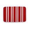 Luxury Elegant Bathroom Rugs, Nautical White Red Striped Bath Mat Non Slip & Absorbent Bath Carpet for Bathroom (16 x 24inch) view 1