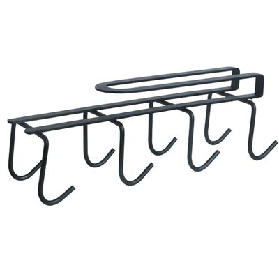Kichvoe Cup Holder Under Cabinet Mug Hanger No Drill Kitchen Storage Rack for Coffee and Tea Cups Material Smooth Edges Space-Saving Design for Countertop and Cabinet Use