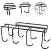 Kichvoe Cup Holder Under Cabinet Mug Hanger No Drill Kitchen Storage Rack for Coffee and Tea Cups Material Smooth Edges Space-Saving Design for Countertop and Cabinet Use view 3