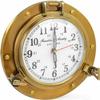 Brass Porthole Face Wall Clock Analog Maritime Classical Wall Decor Gift view 1