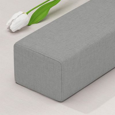 Etoohy Bed Gap Filler 47X2X8inch Mattress Gap Filler Bed Headboard Pillow Cushion Thick Mattress Extender Between Mattress Headboard Wall Space Crack Rectangle Bolster,Grey