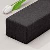 Etoohy Bed Gap Filler 54X2X12inch Mattress Gap Filler Bed Headboard Pillow Cushion Thick Mattress Extender Between Mattress Headboard Wall Space Crack Rectangle Bolster,Retro Gray view 1