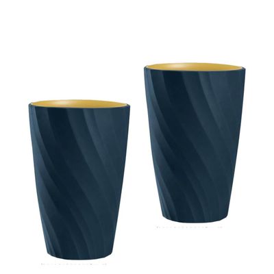 Alipis 2pcs Dark Home Toothbrush Holder Travel Gargle Cup Portable Tooth Mug for Compact Design for Use for Family and Friends