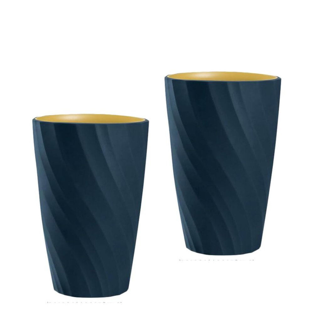 Alipis 2pcs Dark Home Toothbrush Holder Travel Gargle Cup Portable Tooth Mug for Compact Design for Use for Family and Friends