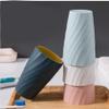 Alipis 2pcs Dark Home Toothbrush Holder Travel Gargle Cup Portable Tooth Mug for Compact Design for Use for Family and Friends view 4