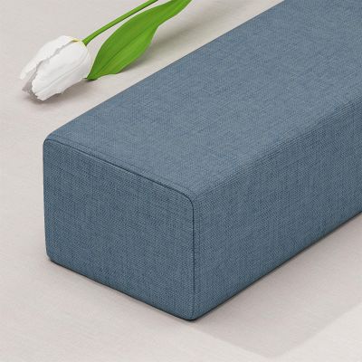 Etoohy Bed Gap Filler 78X8X12inch Mattress Gap Filler Bed Headboard Pillow Cushion Thick Mattress Extender Between Mattress Headboard Wall Space Crack Rectangle Bolster,Blue