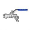 Stainless Steel Ball Valve - 1/2 Inch Weldless Bulkhead Bibcock for Building Home Brew Kettle/Mash Tun view 1