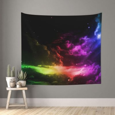 Colorful Clouds Wall Decorative Tapestry Suspension Aesthetic Home Living Room Room Decoration 60in*51in
