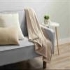 Sunbeam Royal Luxe Dove Grey Heated Personal Throw Blanket Cozy-Warm Adjustable Heat Settings view 4