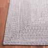 SAFAVIEH Braided Indoor/Outdoor Washable Square Rug 8', Grey BRA220F view 2