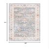 SAFAVIEH Washable Rug Arizona Collection - 4' x 6', Green & Beige, Slip Resistant & Easy to Clean, Ideal for Foyer, Kitchen, Nursery, Office, Bedroom (ARZ112Y) view 2
