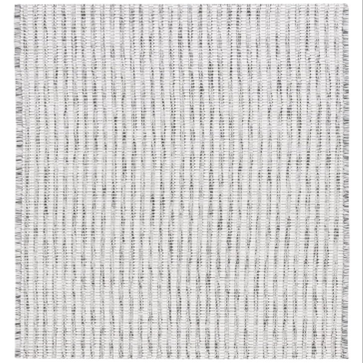 SAFAVIEH Washable Rug Outdoor Courtyard Collection - 2'3" x 8' Runner, Ivory & Dark Grey, Non-Shedding & Easy Cleaning, Ideal for Patio, Entryway, Mudroom, Hallway, Kitchen (CY8586-59021)