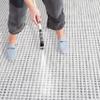SAFAVIEH Washable Rug Outdoor Courtyard Collection - 2'3" x 8' Runner, Ivory & Dark Grey, Non-Shedding & Easy Cleaning, Ideal for Patio, Entryway, Mudroom, Hallway, Kitchen (CY8586-59021) view 2