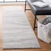 SAFAVIEH Metro Collection Runner Rug - 2'3" x 12' Runner, Grey & Ivory, Handmade Wool, Modern Design, Ideal for High Traffic Areas in Living Room, Bedroom, Dining (MET995F-212) view 2