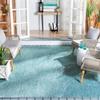 SAFAVIEH Washable Rug Outdoor Courtyard Collection - 10' x 14', Aqua Blue, Non-Shedding & Easy Cleaning, Ideal for Patio, Backyard, Mudroom (CY8520-37122) view 1