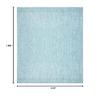 SAFAVIEH Washable Rug Outdoor Courtyard Collection - 10' x 14', Aqua Blue, Non-Shedding & Easy Cleaning, Ideal for Patio, Backyard, Mudroom (CY8520-37122) view 2