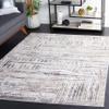 SAFAVIEH Opal Collection Area Rug - 6'7" Square, Ivory & Dark Grey, Modern Design, Ideal for High Traffic Areas in Living Room, Bedroom, Dining Room (OAL420A-7SQ) view 1
