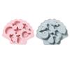 2pcs Marine Fondant Cake Mold Silicone Mold - Seahorse Seashell Fish Chocolate Making Baking Mould Tool for Candy,Fondant,Polymer Clay,Cake Decoration Diy view 1