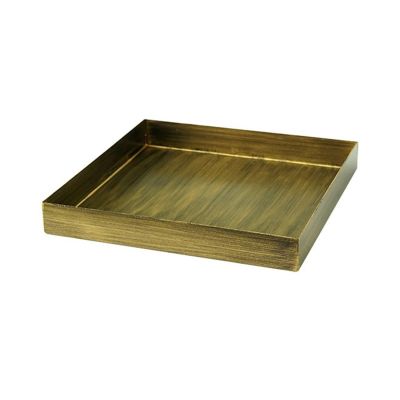Outdoor Tray Coffee Table Tray Simple Desktop Storage Tray Porch Key Tray Vintage Metal Tray Cosmetics and Jewelry Storage Decorative Tray Kitchen Tray (Color : B)