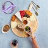 Sophistiplate Charcuterie Board with Placement Guide - Best Gift for Housewarming & Foodies - Easy-to-Follow Visual Map Designed by Meg Quinn - Create A Pro-Level Board Arrangement - 22 x 17 view 2